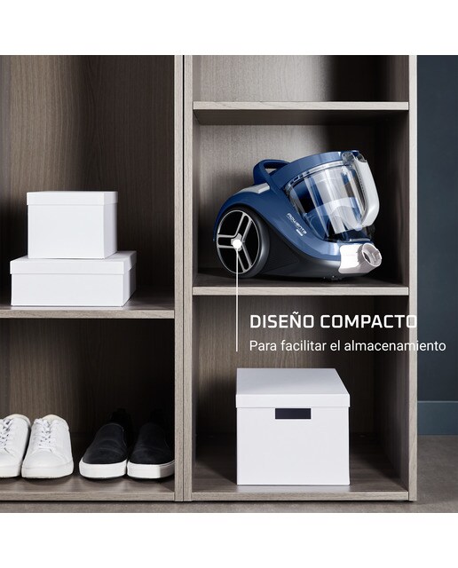 Aspirador Rowenta Compact Power XXL RO4B31 con tecnología ciclónica Azul corso / Gris pluma-6