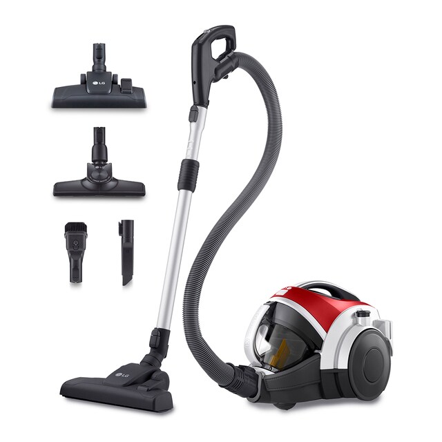 Imagen 0 de Aspirador sin bolsa LG VK8506NHAG, 650 W con tecnología de compresión de polvo, Turbo ciclónico
