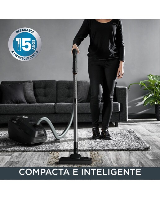 Aspirador com Saco Rowenta RO6189 Green Force Effitech Total Clean com Filtro HEPA - Preto e Cinzento Preto-4