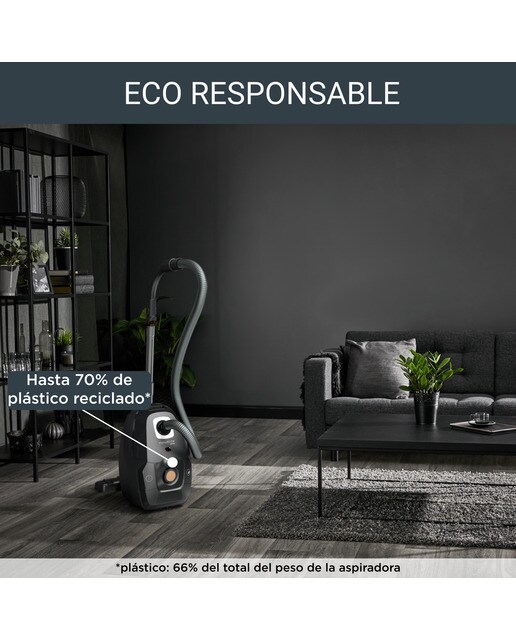 Aspirador com Saco Rowenta RO6189 Green Force Effitech Total Clean com Filtro HEPA - Preto e Cinzento Preto-7