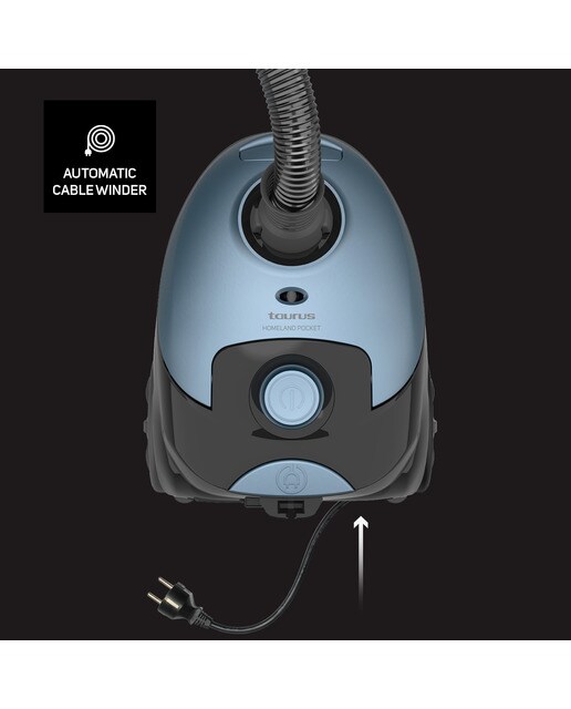 Aspirador con bolsa Taurus DVC700 Homeland Pocket 3