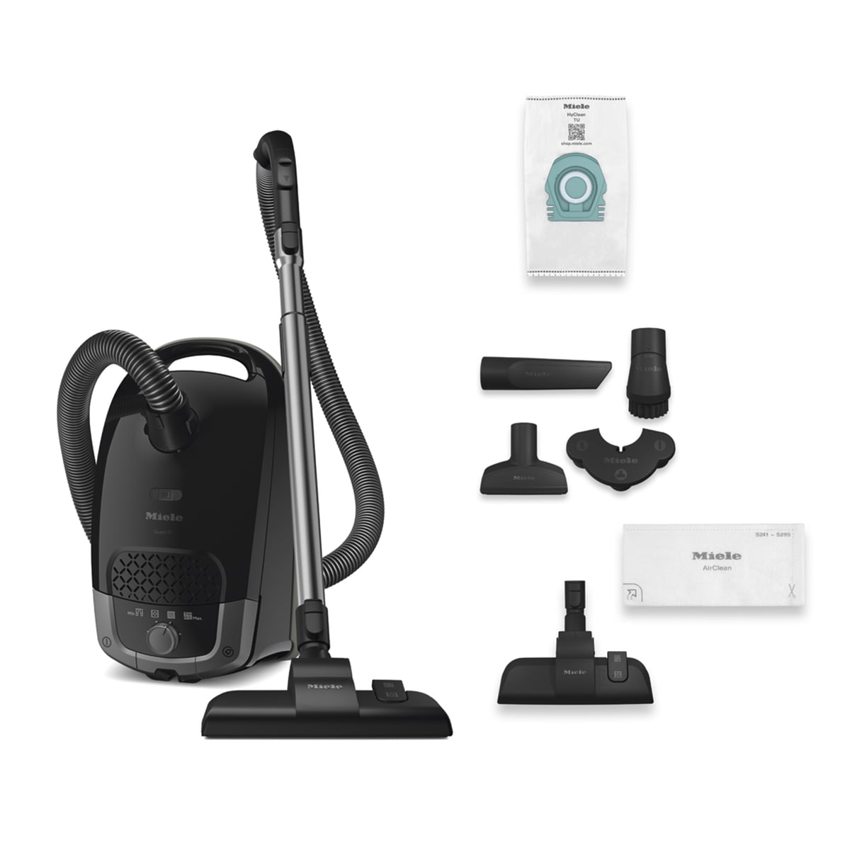 Aspirador com Saco Miele Guard S1 com Filtro AirClean - Preto Preto Obsidiana-2