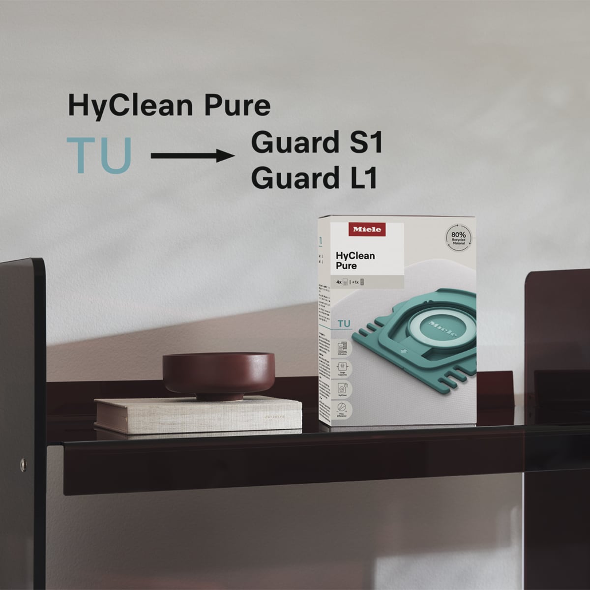 Aspirador com Saco Miele Guard S1 com Filtro AirClean - Preto Preto Obsidiana-5