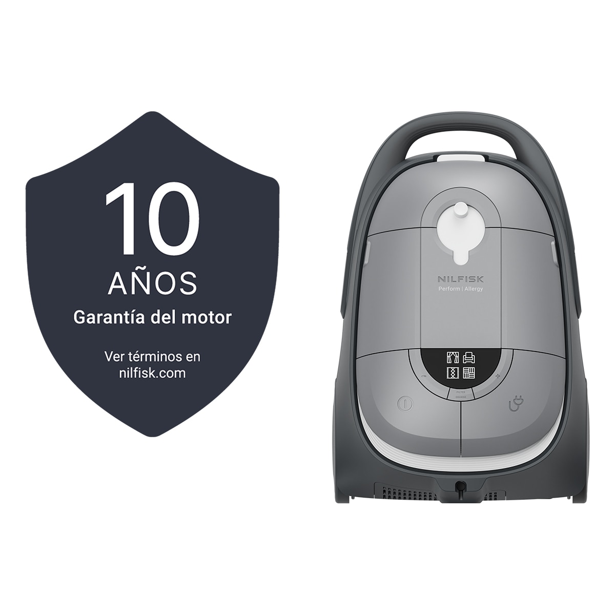 Aspirador con bolsa Nilfisk Perform Allergy Negro-4