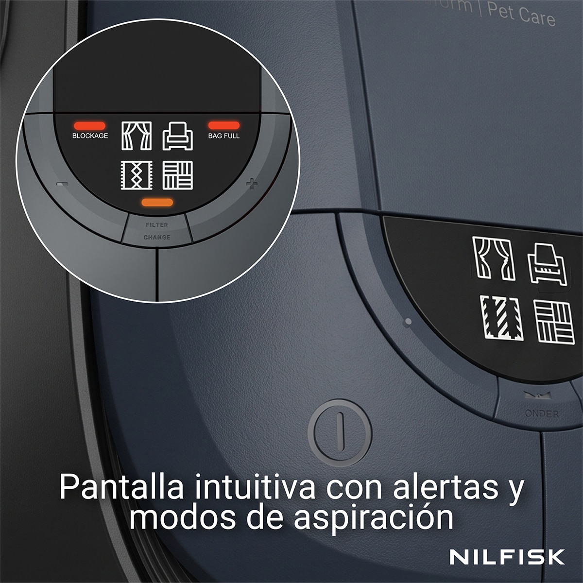 Aspirador con bolsa Nilfisk Perform Allergy Negro-12