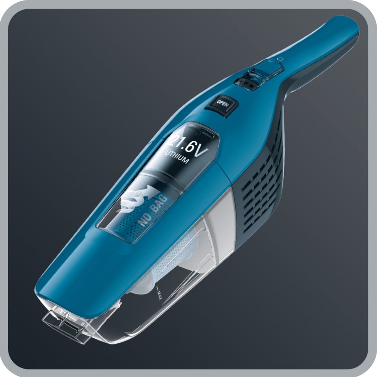 Aspirador Vertical Rowenta Dual Force RH6751WO de 21.6 V com Autonomia 75 min e Capacidade de 600 ml - Azul Azul-5