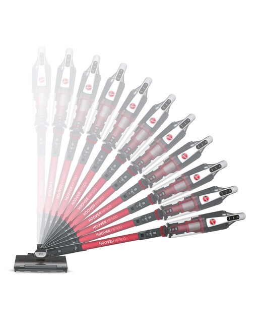 Aspirador de escoba recargable Hoover HF500 cepillo anti-enredos, almacenamiento compacto 8