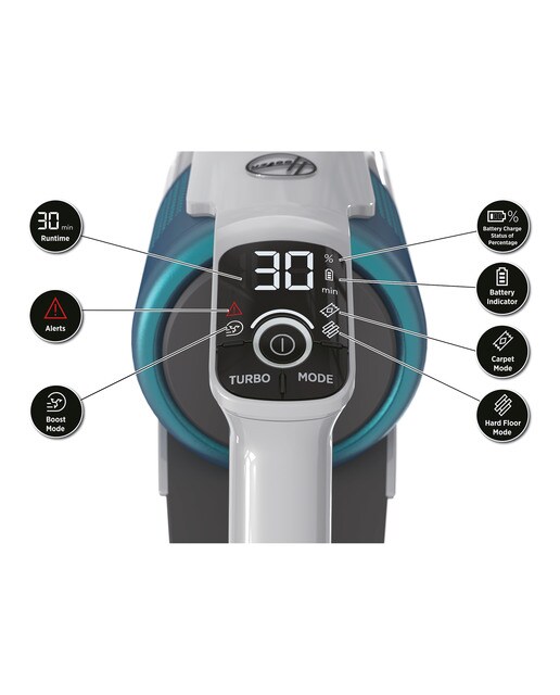 Aspirador de escoba recargable Hoover HF9 especial mascotas, cepillo anti-enredos 9