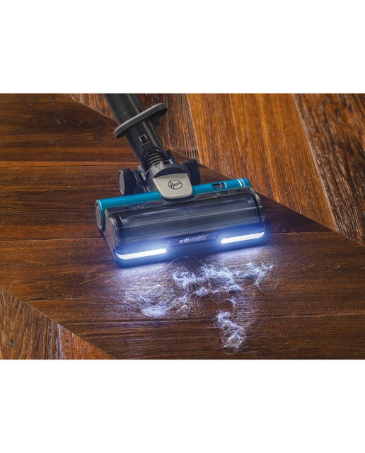 Aspirador de escoba recargable Hoover HF9 especial mascotas, cepillo anti-enredos 18