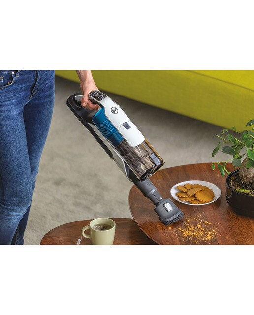 Aspirador de escoba recargable Hoover HF9 especial mascotas, cepillo anti-enredos 19