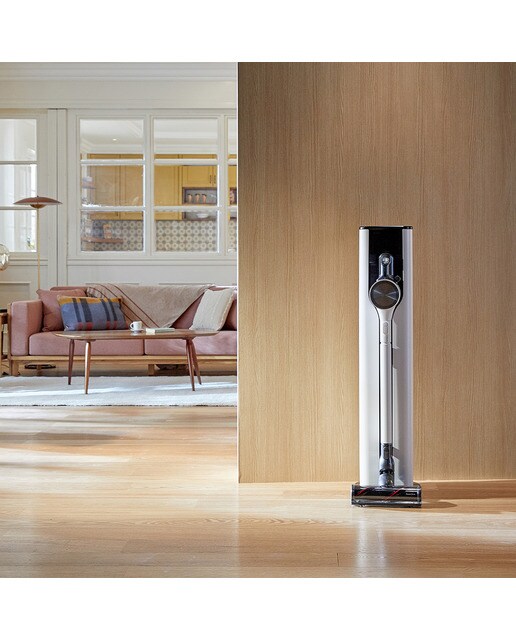 Aspirador de escoba LG All- In-One Kompressor con  210W, 60 Min,  sistema autovaciado y doble batería 13