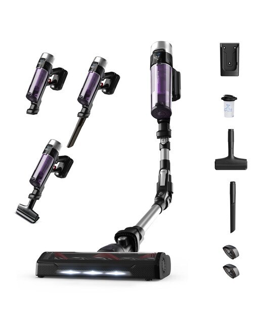 Aspirador de escoba recargable Rowenta RH2037 Xforce Flex 9.60 Ligera, 2 en 1