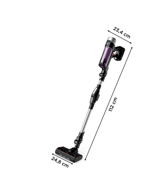 Aspirador de escoba recargable Rowenta RH2037 Xforce Flex 9.60 Ligera, 2 en 1 4