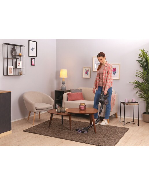 Aspirador de escoba recargable Hoover HF1 tubo flexible, batería extraíble 9