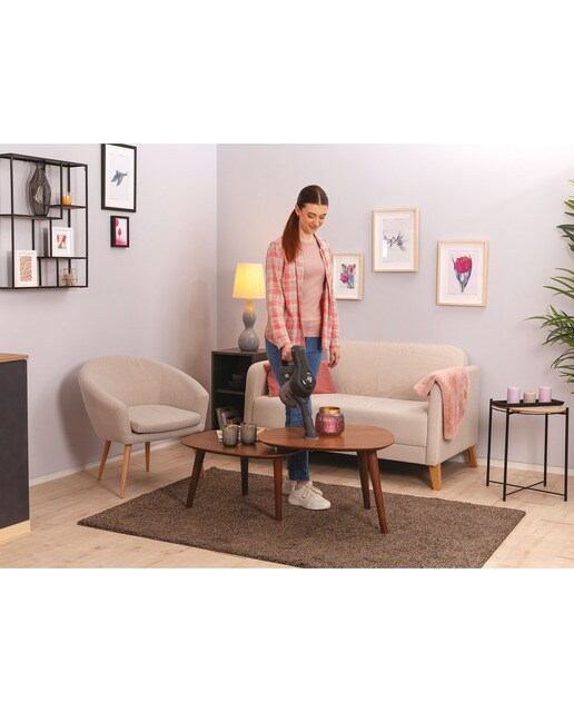 Aspirador de escoba recargable Hoover HF1 tubo flexible, batería extraíble 10