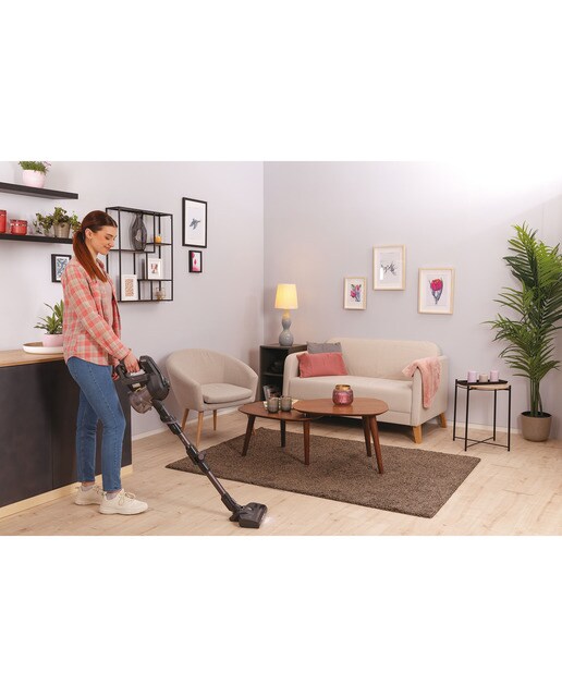 Aspirador de escoba recargable Hoover HF1 tubo flexible, batería extraíble 11