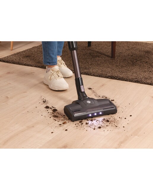 Aspirador de escoba recargable Hoover HF1 tubo flexible, batería extraíble 12