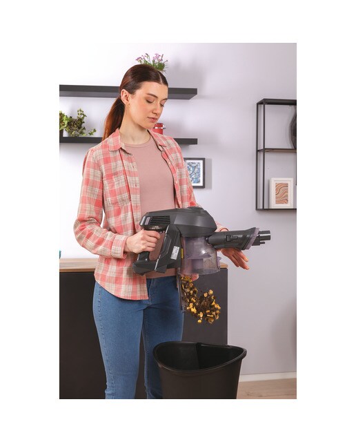 Aspirador de escoba recargable Hoover HF1 tubo flexible, batería extraíble 21