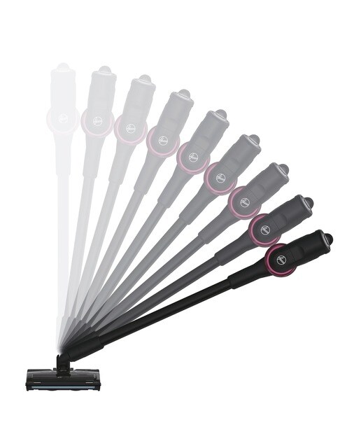 Aspirador de escoba recargable Hoover HF4 con giro de 360º, cepillo anti-enredos 10