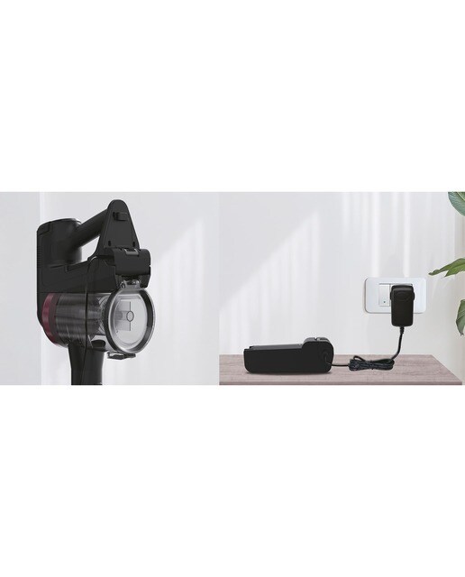 Aspirador de escoba recargable Hoover HF4 con giro de 360º, cepillo anti-enredos 11