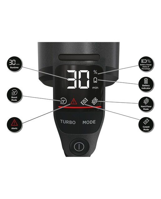 Aspirador de escoba recargable Hoover HFX cepillo con tecnología patentada CornerGenie? 9