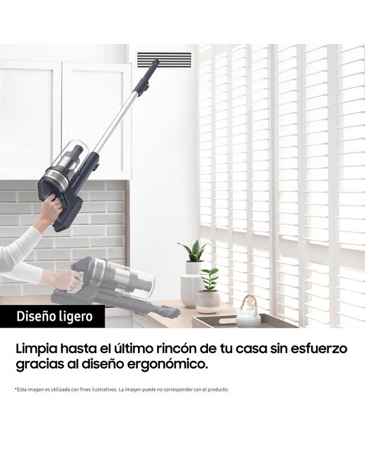 Aspiradora sin Cable Samsung Jet 65 Pet 150AW Cepillo Mascotas VS15A60AGR5/WA Negro Metálico-8