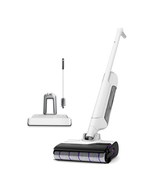 Fregona eléctrica Rowenta X-Clean 10 Tecnología Wet & Dry, Autolimpieza y Secado Automático