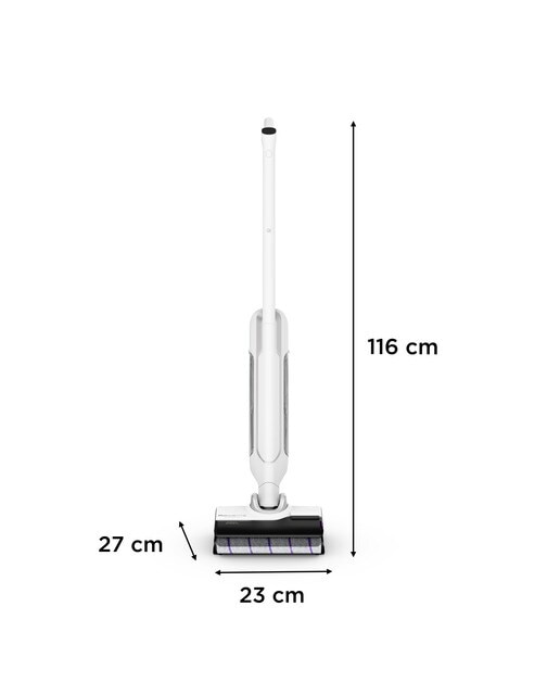 Fregona eléctrica Rowenta X-Clean 10 Tecnología Wet & Dry, Autolimpieza y Secado Automático Blanco-3