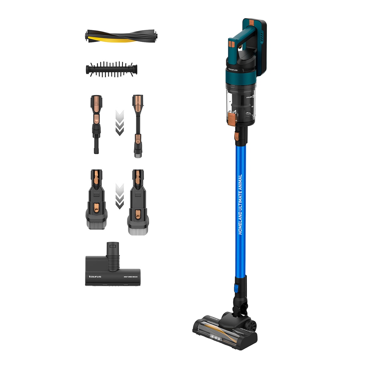 Imagen 0 de Aspirador de escoba recargable Taurus Homeland Ultimate Animal 33,6V