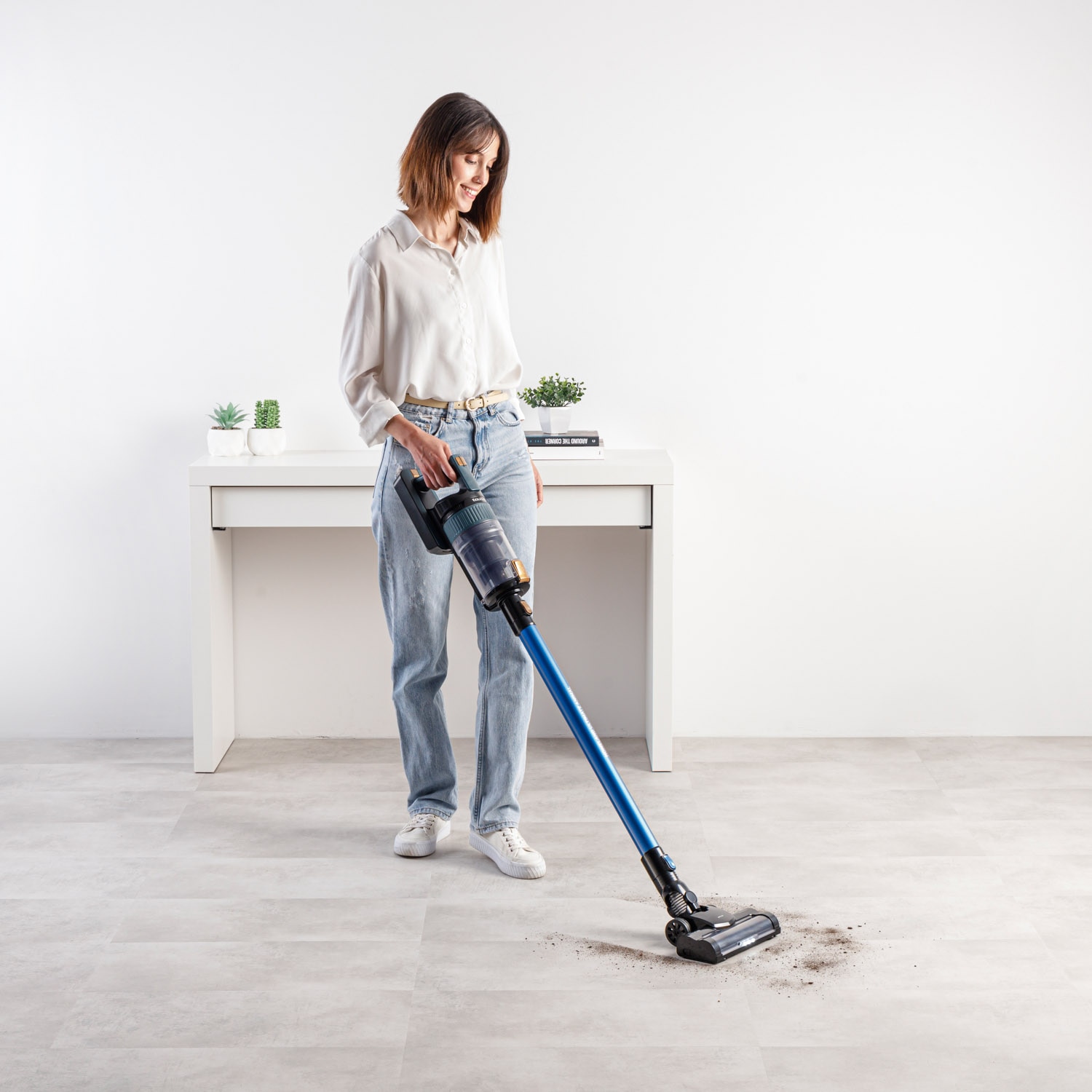 Aspirador de escoba recargable Taurus Homeland Ultimate Animal 33,6V Azul / Negro-9