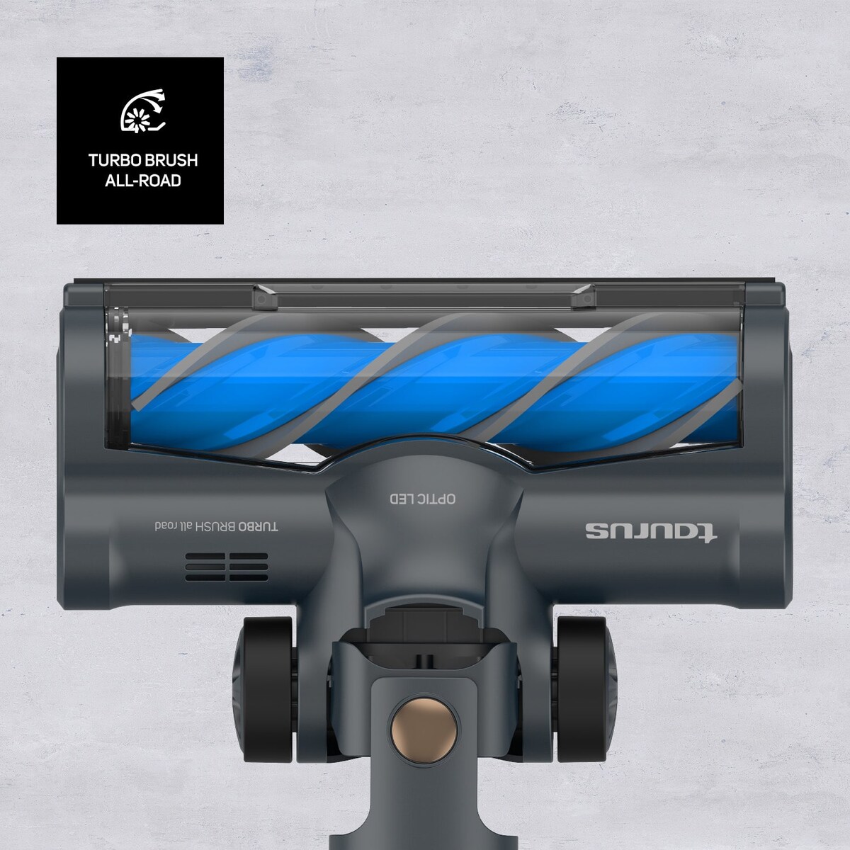 Aspirador de escoba recargable Taurus Homeland Digital Animal Flex con 3 velocidades Azul / Negro-4