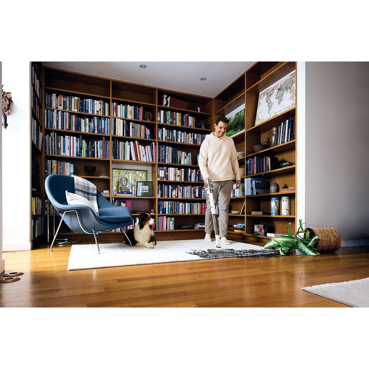 Aspirador de escoba Shark IZ380EUT PowerPro  especial mascotas Blanco-9