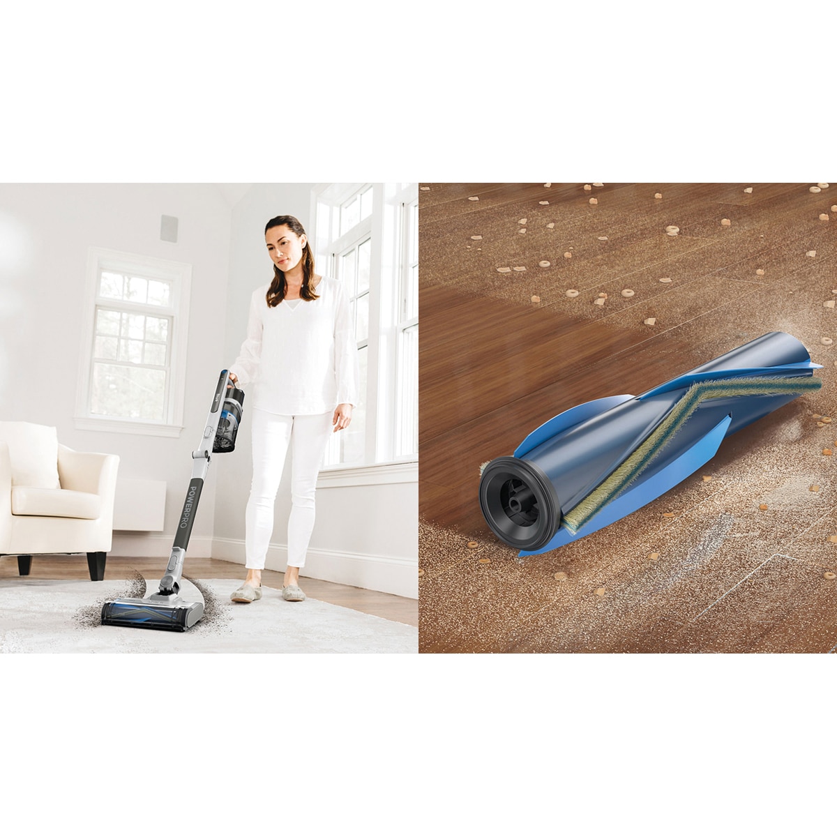 Aspirador de escoba Shark IZ380EUT PowerPro  especial mascotas Blanco-17