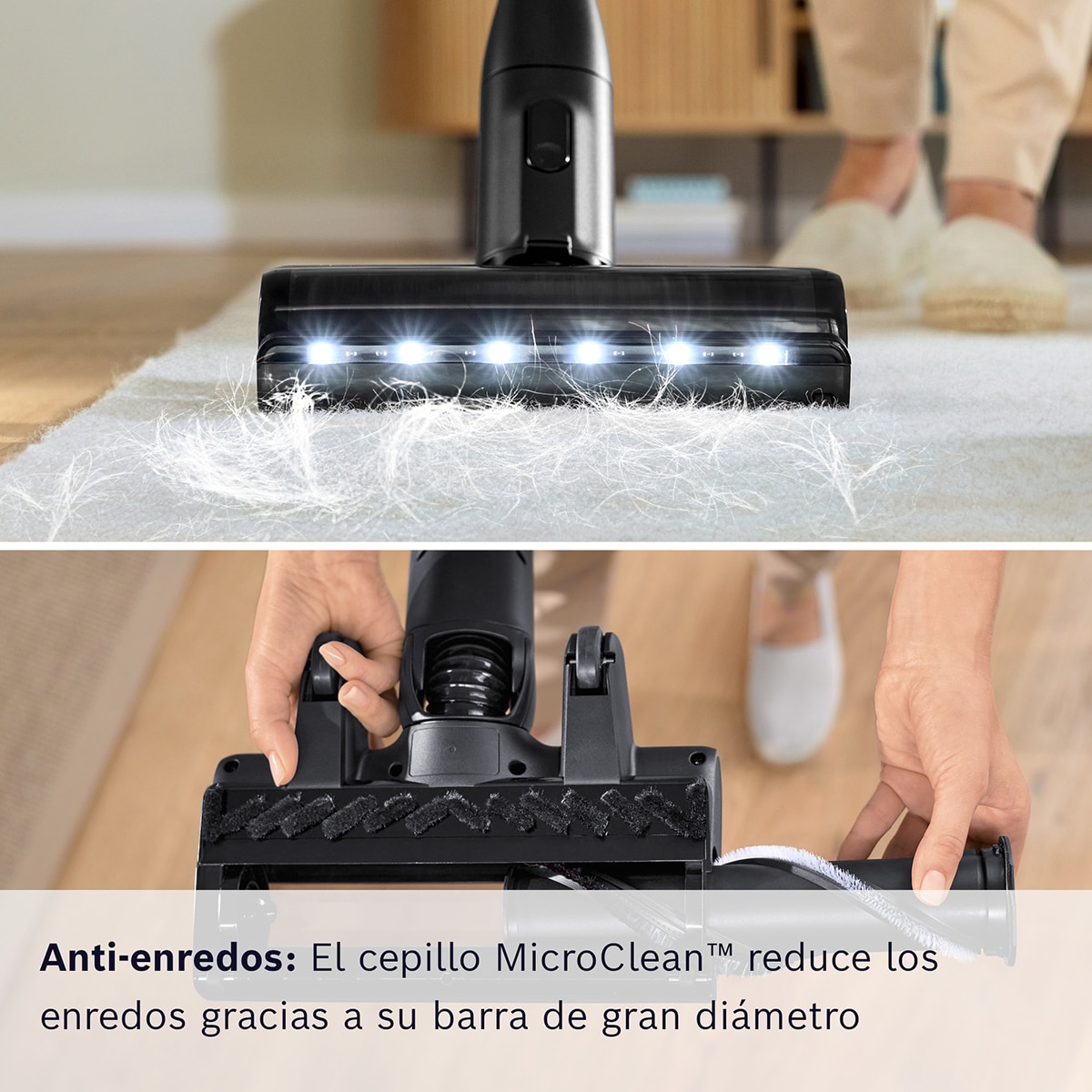 Aspirador escoba sin cable, Bosch, Unlimited 9, BCS931GAC Gris-11