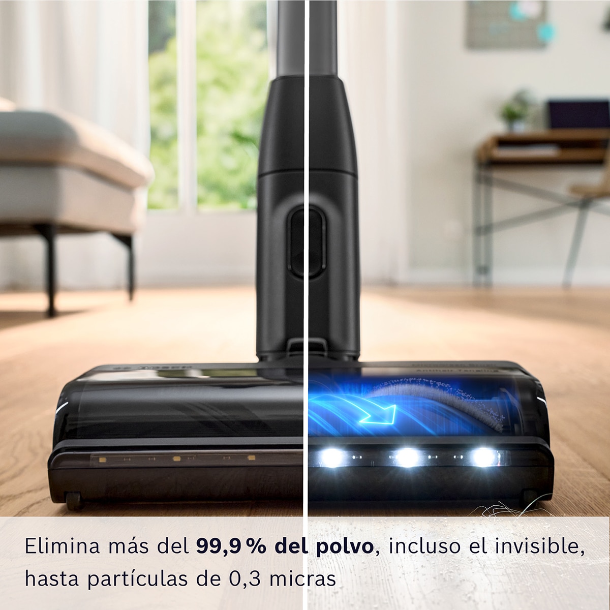 Aspirador escoba sin cable, Bosch, Unlimited 9, BCS931GAC Gris-12