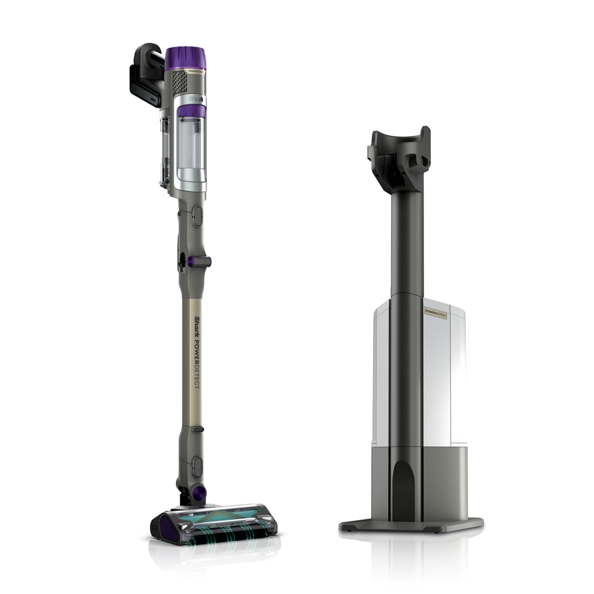 Aspirador de escoba Shark PowerDetect IP3251EUT, 300 W, 70 min Autonomía, Base Autovaciado, Especial Mascotas Gris-3