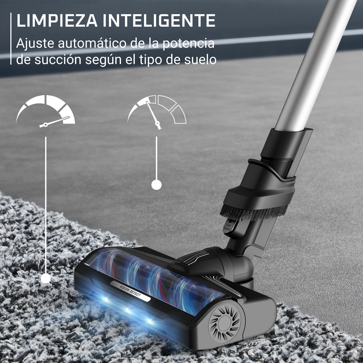 Aspirador de escoba Rowenta X-Force Flex 10.80 Sistema Digital Control Negros-4