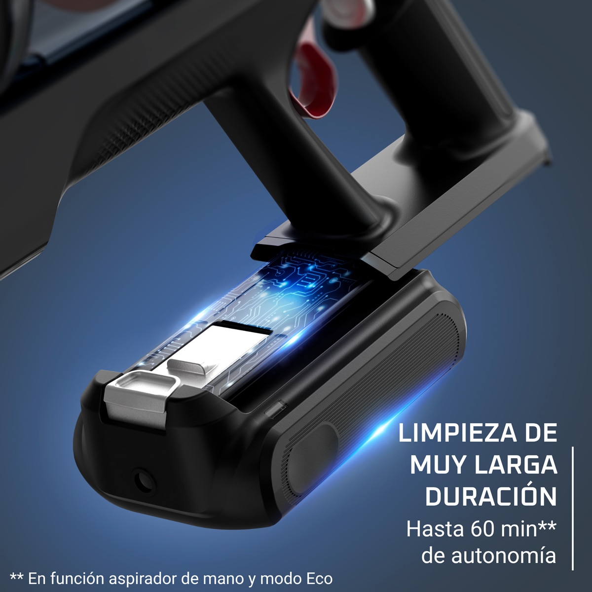 Aspirador de escoba Rowenta X-Force Flex 10.80 Sistema Digital Control Negros-5