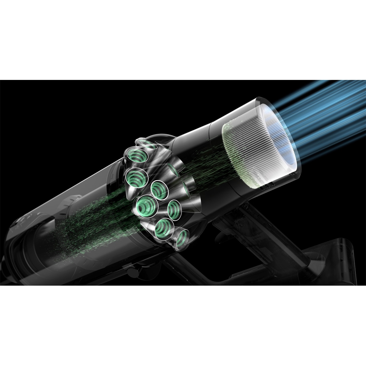 Aspiradora fregona eléctrica Dyson Cyclone V10 Submarine Azul-5