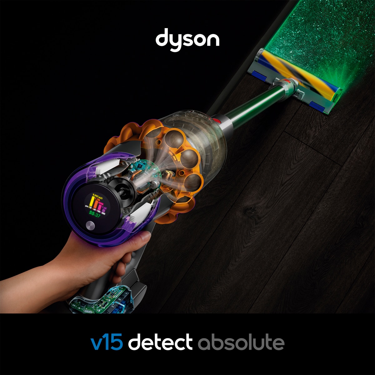 Aspirador de escoba recargable Dyson V15 Detect Absolute 26 3