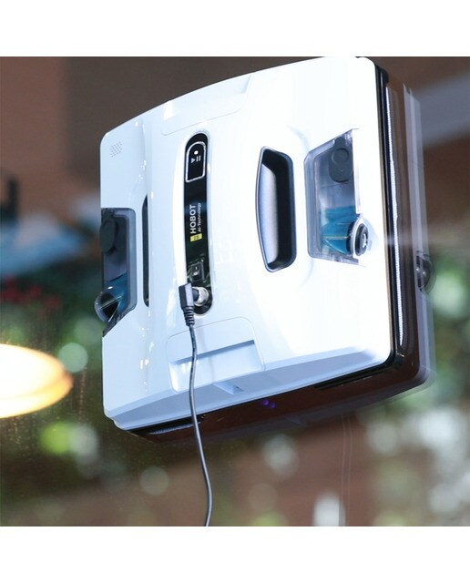 Robot limpiacristales Hobot 2S con doble sistema de pulverización automática Blanco-2