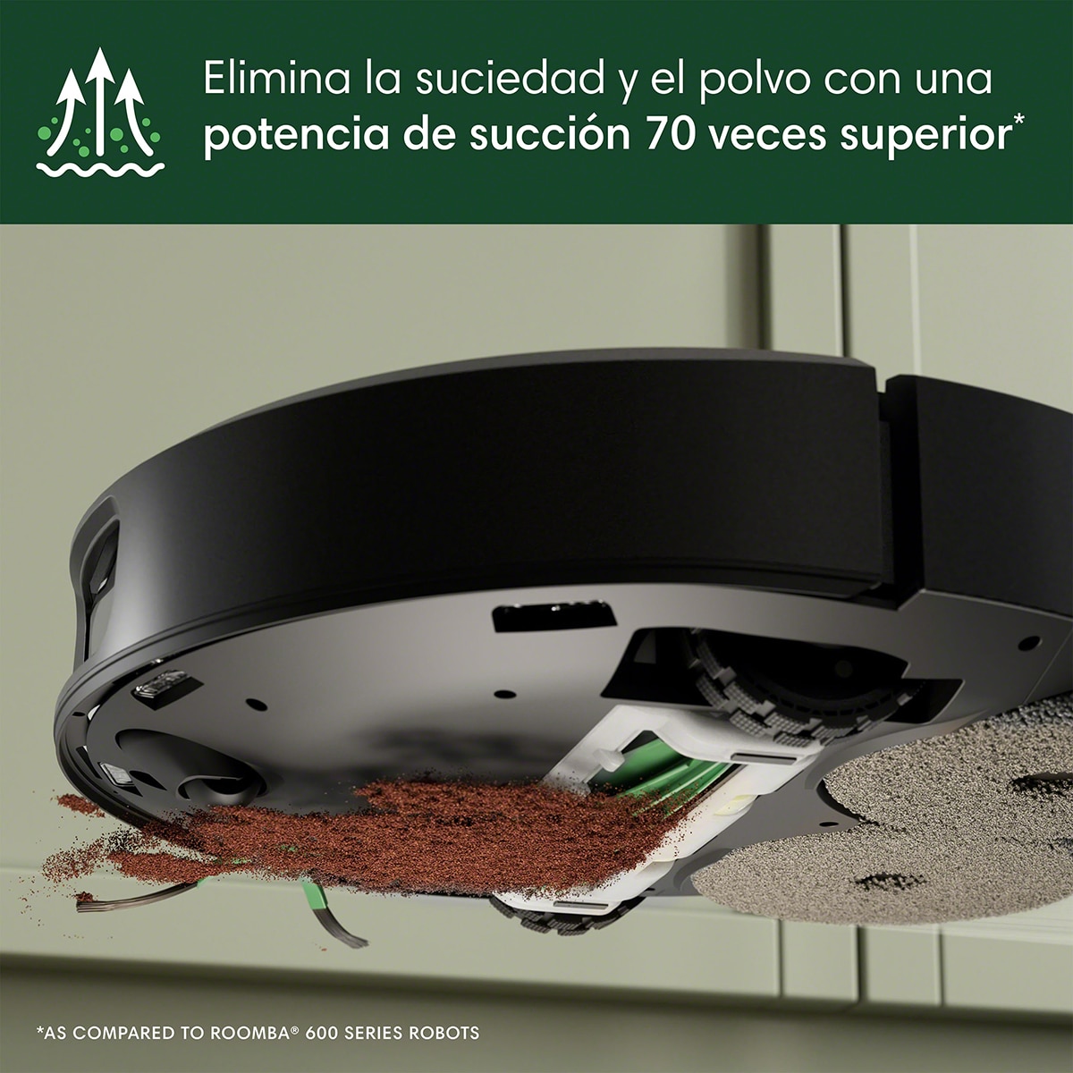 Robot aspirador y friegasuelos Roomba® Plus 505 Combo con Base AutoWash? y ClearView? Pro LiDAR Negro-7