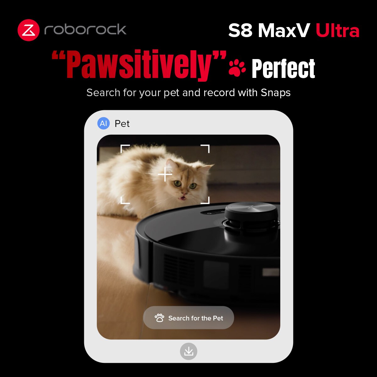 Robot aspirador y friegasuelos Roborock S8 MaxV Ultra base multifuncional fregado de bordes extra - Negro Negro-7