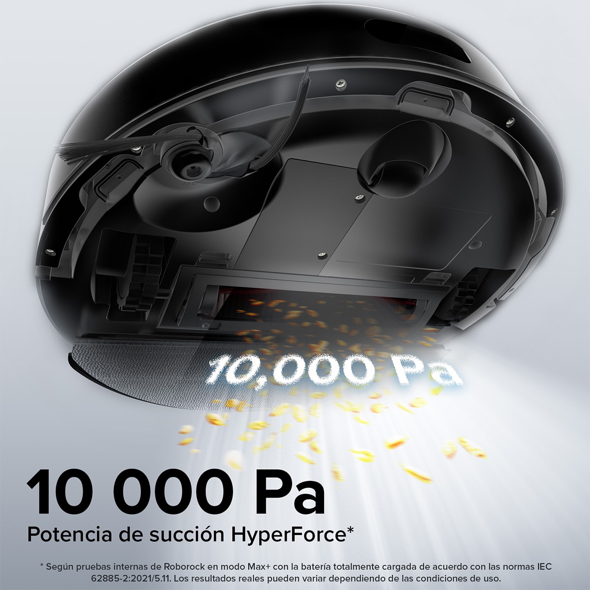 Robot aspirador y friegasuelos Roborock Q7 TF+ base autovaciado 10000Pa - Negro Negro-3