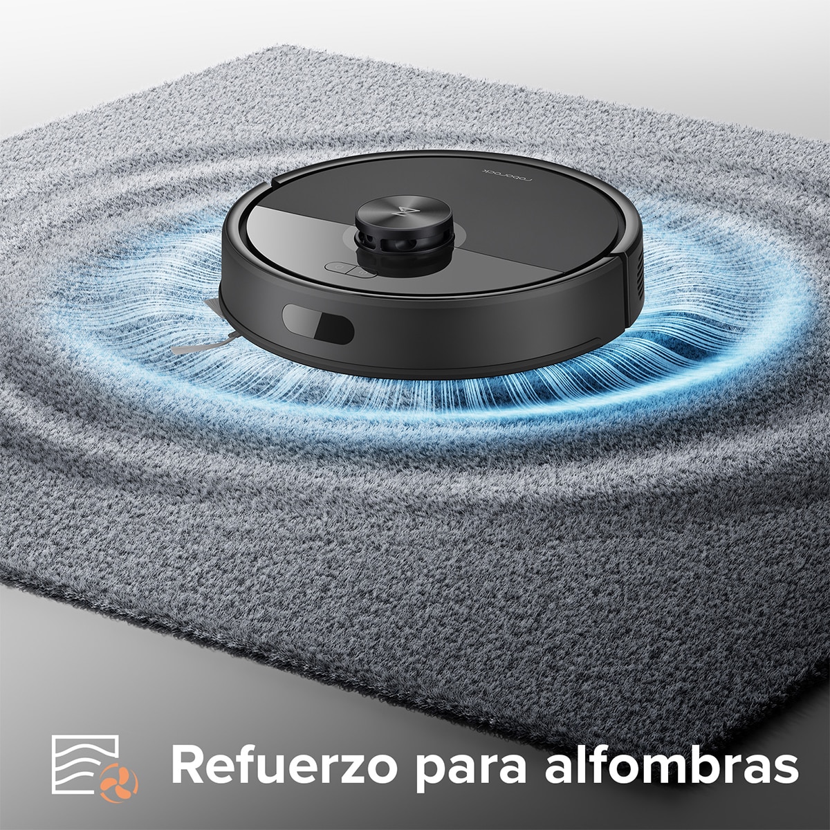 Robot aspirador y friegasuelos Roborock Q7 TF+ base autovaciado 10000Pa - Negro Negro-4