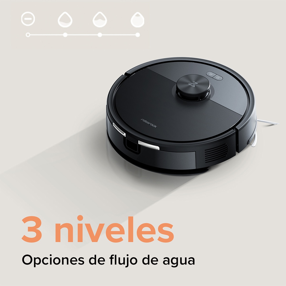 Robot aspirador y friegasuelos Roborock Q7 TF+ base autovaciado 10000Pa - Negro Negro-5