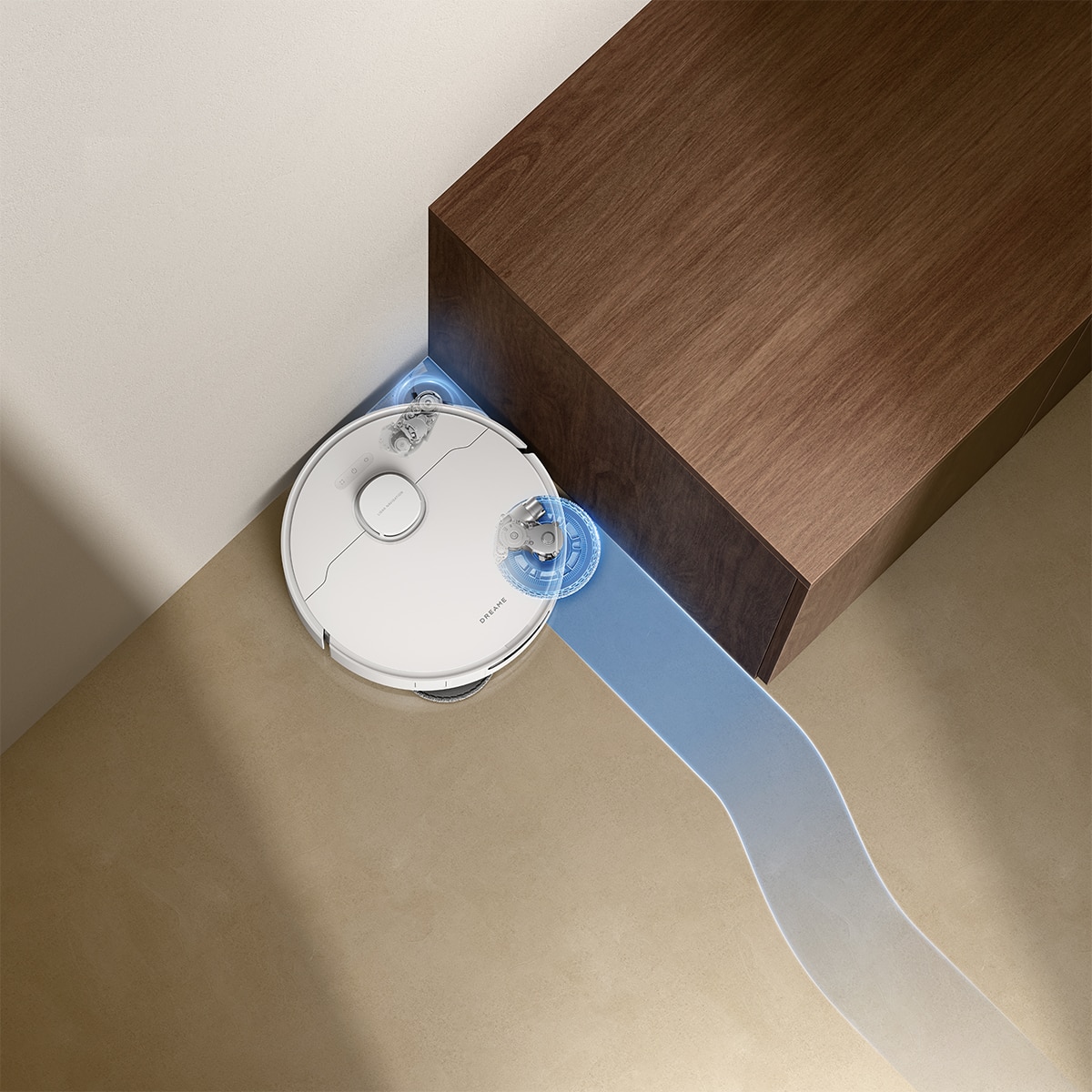 Robot aspirador y friegasuelos Dreame L10S Ultra Gen 3 con Tecnología SideReach Blanco-15
