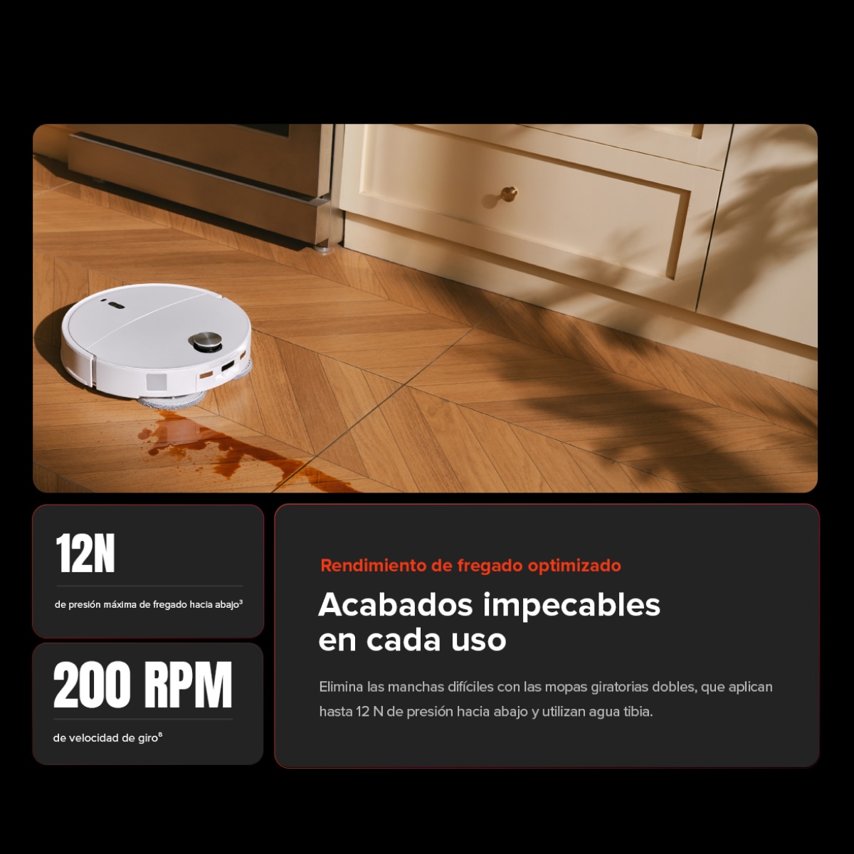 Robot aspirador y friegasuelos Roborock Qrevo Edge 2 Pro Blanco-5