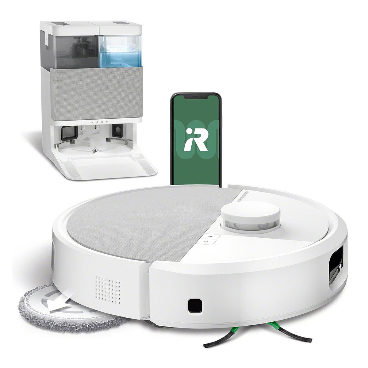 Imagen 0 de Robot aspirador y friegasuelos Roomba® Plus 505 Combo con Base AutoWash™,  ClearView™ Pro LiDAR