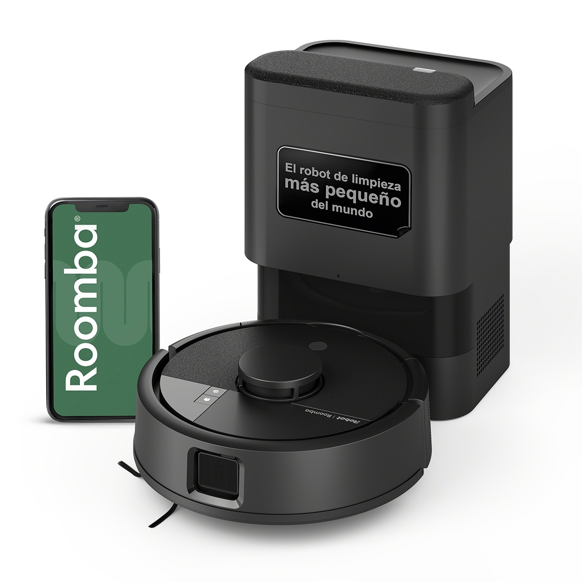 IRobot - Robot aspirador Roomba® Mini con Base AutoEmpty con 90 días de autovaciado y 7.000 Pascales.